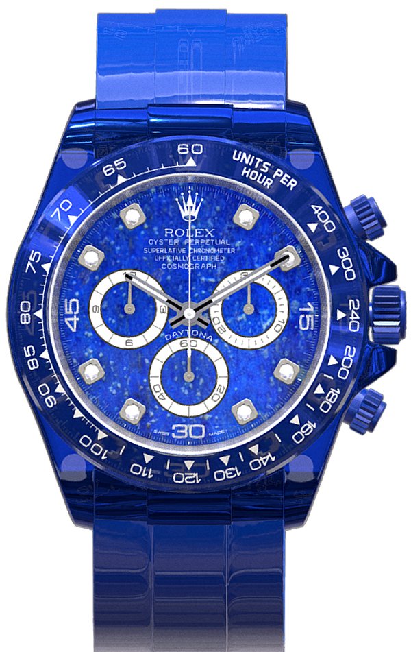 Daytona blue Sapphire